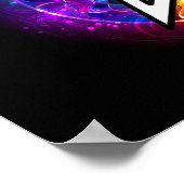 Wasserpentagramm Poster (Ecke)