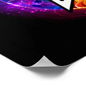 Wasserpentagramm Poster (Ecke)