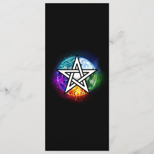 Wasserpentagramm Programm (Vorderseite)