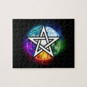 Wasserpentagramm Puzzle (Horizontal)