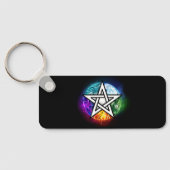 Wasserpentagramm Schlüsselanhänger (Rückseite)