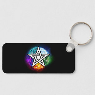 Wasserpentagramm Schlüsselanhänger