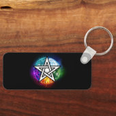 Wasserpentagramm Schlüsselanhänger (Vorderseite)