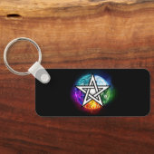 Wasserpentagramm Schlüsselanhänger (Rückseite)