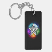 Wasserpentagramm Schlüsselanhänger (Vorderseite links)