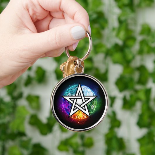 Wasserpentagramm Schlüsselanhänger (Hand)