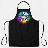 Wasserpentagramm Schürze (Vorderseite)
