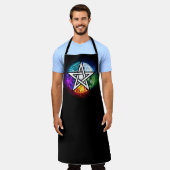 Wasserpentagramm Schürze (Getragen)
