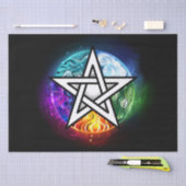 Wasserpentagramm Seidenpapier (Handwerk)