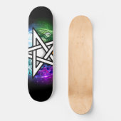 Wasserpentagramm Skateboard (Vorderseite)