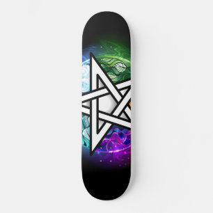 Wasserpentagramm Skateboard