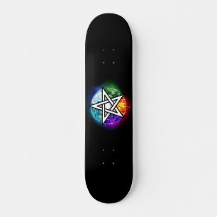 Wasserpentagramm Skateboard