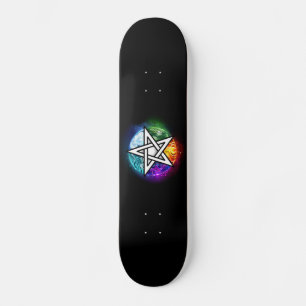 Wasserpentagramm Skateboard