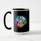 Wasserpentagramm Tasse (Links)