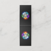 Wasserpentagramm Terminkarte (Außenseite Aufgefaltet)