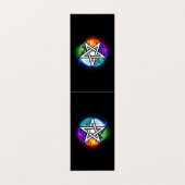 Wasserpentagramm Visitenkarten (Außenseite Aufgefaltet)