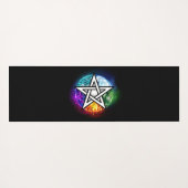 Wasserpentagramm Yogamatte (Rückseite (Horizontal))