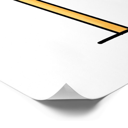 Wasserpfeifen Melon Funny Watermelon Pun Poster (Ecke)