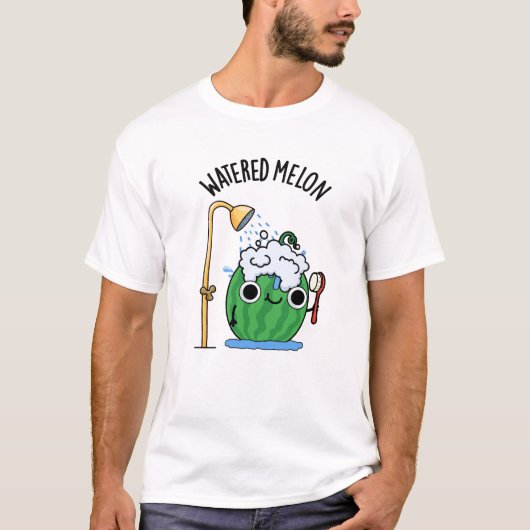 Wasserpfeifen Melon Funny Watermelon Pun T-Shirt (Vorderseite)