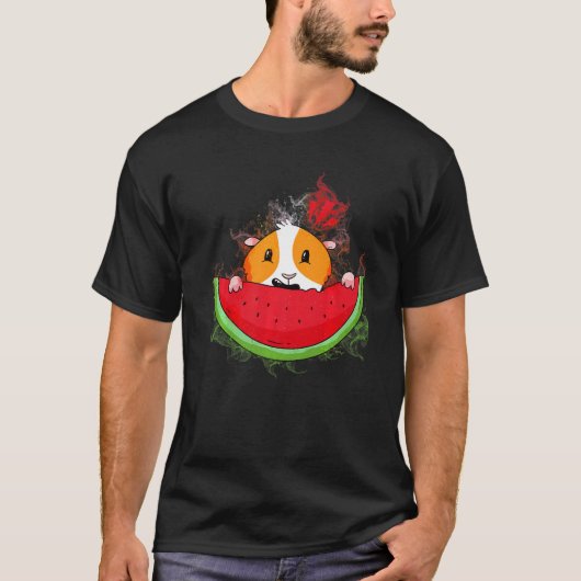 Wasserpfeifen Wasserpfeifen Wassermelone Eating Gu T-Shirt (Vorderseite)