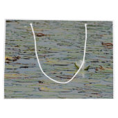Wasserpfeifenteich Blume I Gartentag Große Geschenktüte (Rückseite)
