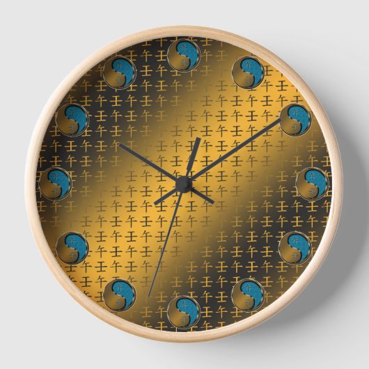 Wasserpferd Uhr (Vorderseite)