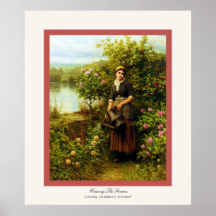 Wasserpflege im Garten ~ Daniel Ridgway Knight Poster