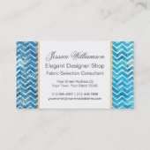 Wasserphantasie-Florida-Chic Visitenkarte (Rückseite)