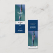 Wasserphotographie funkelnde GEWOHNHEIT Mini Visitenkarte (Vorne/Hinten)