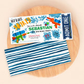 Wasserpistole Geburtstagskarte Einladung