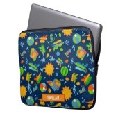 Wasserpistolen Wasserballons Sommerkinder Muster Laptopschutzhülle (Vorderseite Links)