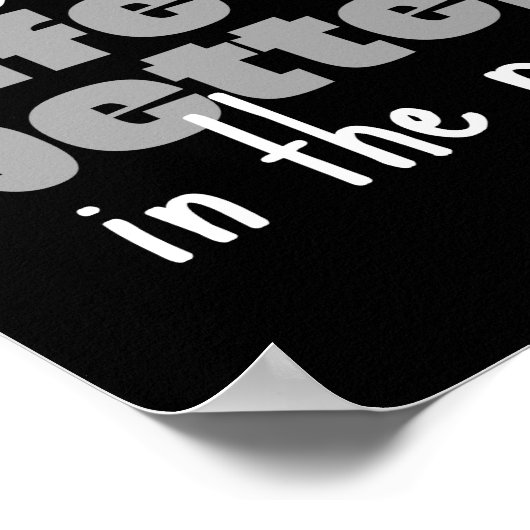 Wasserpolo: Das Leben im Pool ist besser Poster (Ecke)