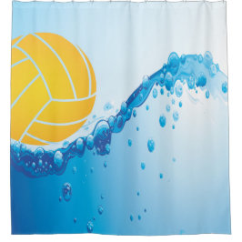 Wasserpolo-Duschvorhang Duschvorhang