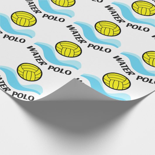 Wasserpolo Geschenkpapier (Ecke)