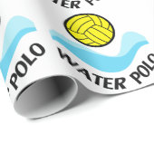 Wasserpolo Geschenkpapier (Rolleneckpunkt)
