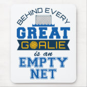 Wasserpolo hinter jedem großen Tor ist leer Mousepad (Vorne)