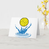 Wasserpolo Karte (Gelbe Blume)