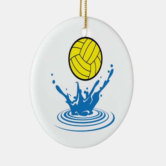 Wasserpolo Keramik Ornament (Rechts)