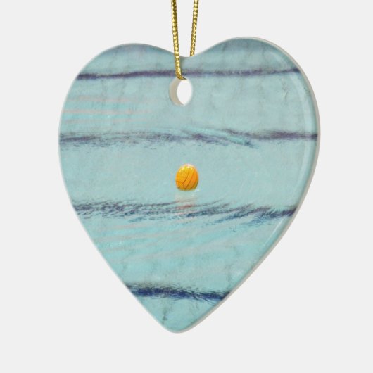 Wasserpolo Keramik Ornament (Links)