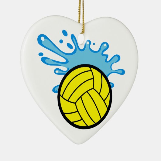 Wasserpolo Keramik Ornament (Rechts)