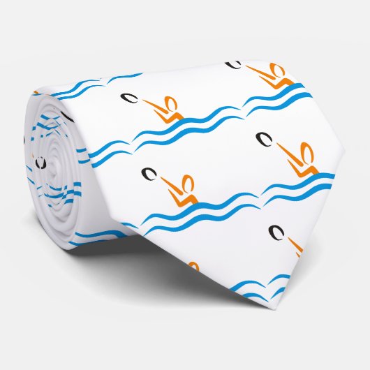 Wasserpolo Krawatte (Gerollt)