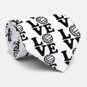 Wasserpolo-Liebe Krawatte (Gerollt)