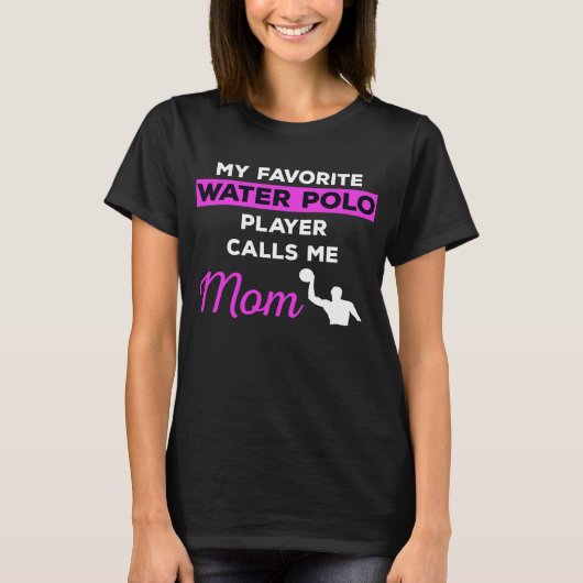Wasserpolo-Mama T-Shirt (Vorderseite)