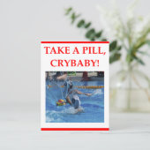 Wasserpolo Postkarte (Stehend Vorderseite)