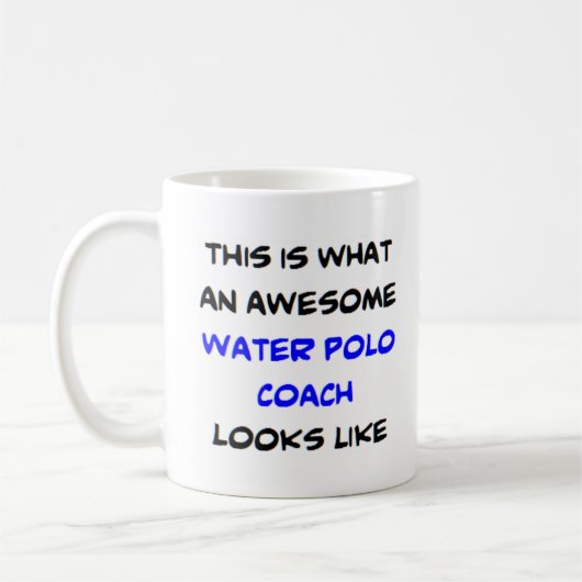 Wasserpolo-Trainer, phantastisch Kaffeetasse (Links)