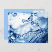 Wasserpostkarte Postkarte (Vorne/Hinten)