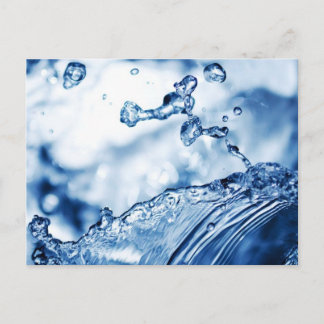 Wasserpostkarte Postkarte