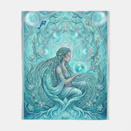 Wasserpriesterin Fleecedecke