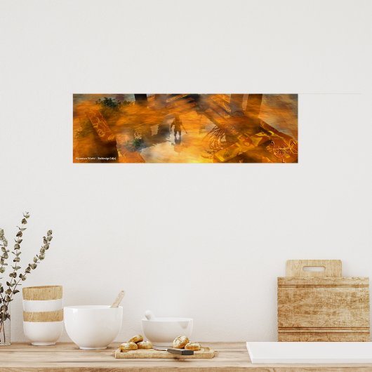 WASSERPROBE /HYPERION-Science Fiction,SCI-Fi Poster (Küche)