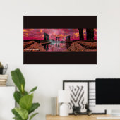 WASSERPROBE /HYPERIONENWELT ,SCI-Fi Poster (Heimbüro)